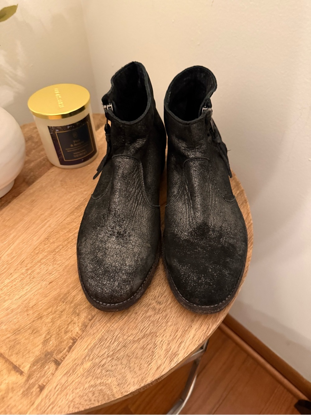 Blackstone Suede Ankle Boots